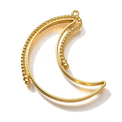Alloy Open Back Bezel Pendants PALLOY-I223-04G-1