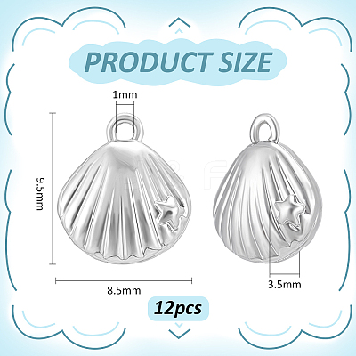 12Pcs Brass Charms KK-BC0014-63P-1