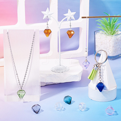 DIY Diamond Glass Bottles Pendants Making Kits DIY-TA0012-40D-1