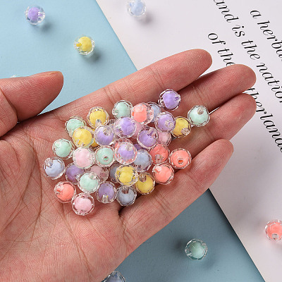 Transparent Acrylic Beads LS-TACR-S152-04A-1