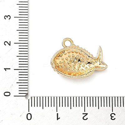 Alloy Rhinestone Pendants PALLOY-P313-12A-G-1
