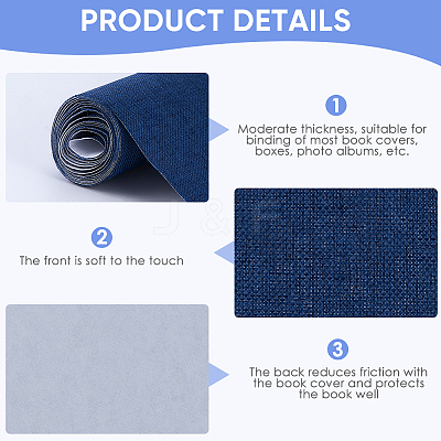 DIY Imitation Linen Fabric DIY-WH0349-139H-1