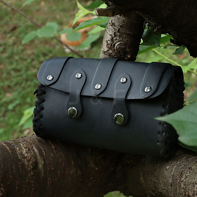 Leather Waist Bag and Belt Set AJEW-CL0003-58B-1