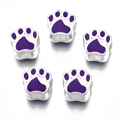 Alloy Enamel European Beads LS-MPDL-T005-003C-RS-1