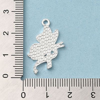 Breast Cancer Pink Awareness Ribbon Theme Alloy Enamel Pendants ENAM-A147-01D-1