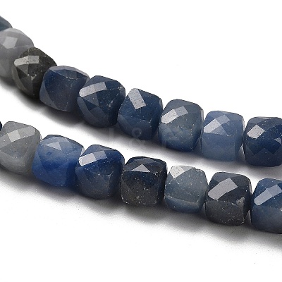 Natural Blue Aventurine(Dyed & Heated) Beads Strands G-H078-C22-01-1