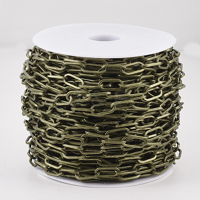 Unwelded Iron Paperclip Chains CH-S125-02C-AB-1