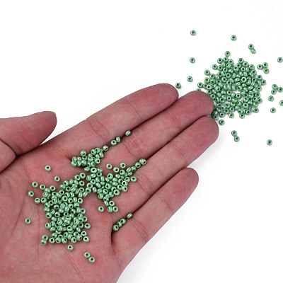 8/0 Czech Opaque Glass Seed Beads SEED-N004-003A-02-1