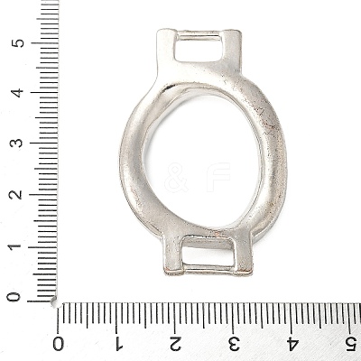 Alloy Crystal Rhinestone Oval Connector Links Charms FIND-M052-10P-NR-1