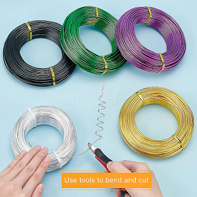 Round Anodized Aluminum Wire AW-BC0007-2.0mm-10-1
