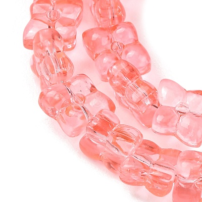 Transparent Glass Beads Strands GL-CBAAE04-01H-1