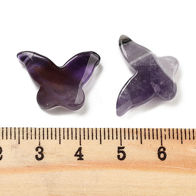 Natural Amethyst Pendants G-H007-07B-1