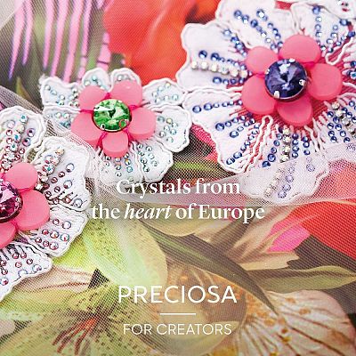 Preciosa® MAXIMA Crystal Round Stones Y-PRC-RASS39-23980-272-1