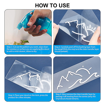 5 Sheets 5 Styles PVC Waterproof Stickers DIY-GF0006-27-1