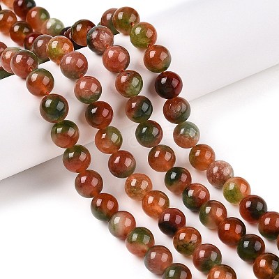 Dyed Natural White Jade Beads Strands G-T138-10mm-210-6-1