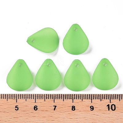 Transparent Frosted Acrylic Pendants MACR-S371-09A-734-1