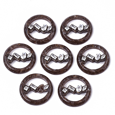 Cellulose Acetate(Resin) Pendants X-KY-S163-101B-01-1