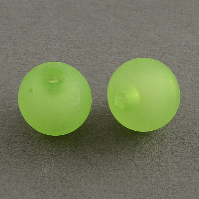 Frosted Acrylic Beads FACR-Q006-20mm-M-1