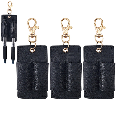 3Pcs PU Keychains KEYC-CL0001-49C-1