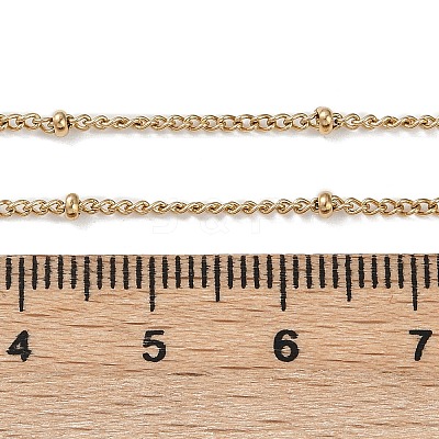 Ion Plating(IP) 304 Stainless Steel Satellite Chain Necklace for Men Women NJEW-M200-05G-1
