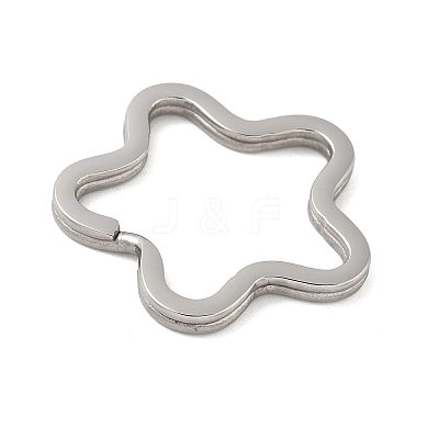 304 Stainless Steel Split Key Rings STAS-D144-01B-P-1