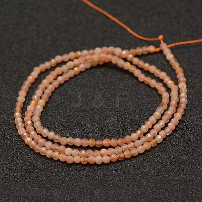 Natural Sunstone Beads Strands G-K182-2mm-13-1