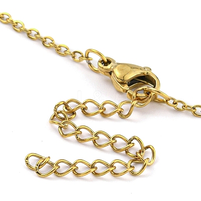 304 Stainless Steel Cable Chains Necklace Makings AJEW-P119-04A-G-1