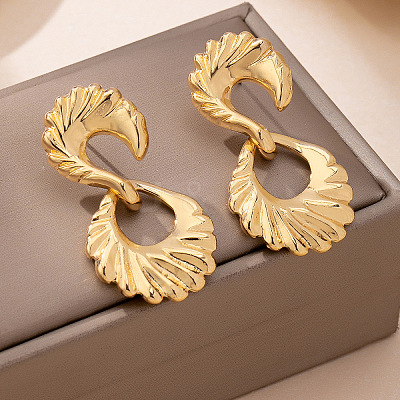 Alloy Stud Dangle Earrings WG59D7D-01-1