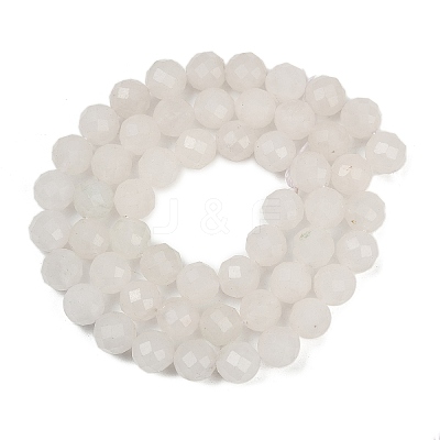 Natural White Jade Beads Strands G-RM2025-B34-8mm-1