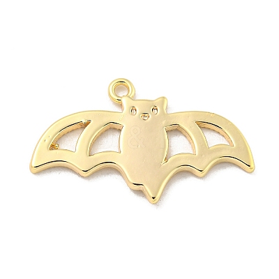 Halloween Themed Brass Pendants KK-L211-012G-04-1