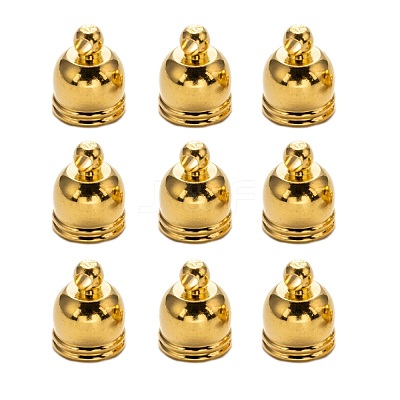 Brass Cord Ends KK-D217-10x8-G-1