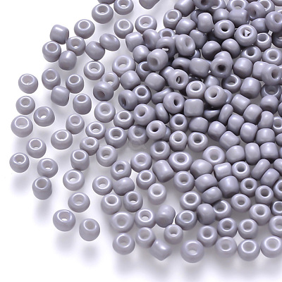 12/0 Baking Paint Glass Round Seed Beads SEED-S036-01A-09-1