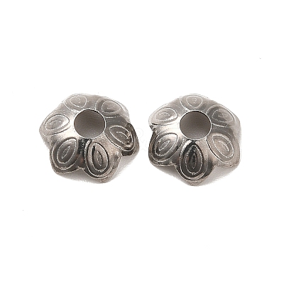 Non-Tarnish 304 Stainless Steel Bead Caps STAS-D244-03P-A-1