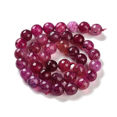 Natural Agate Beads Strands G-M437-C01-01F-1