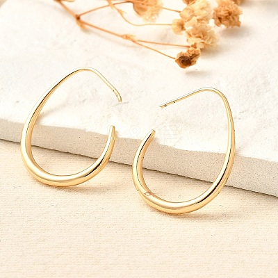 Brass Dangle Earrings KK-T056-110G-NF-1