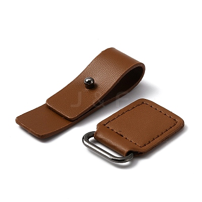 PU Imitation Leather Sew on Toggle Buckles FIND-WH0114-35B-1