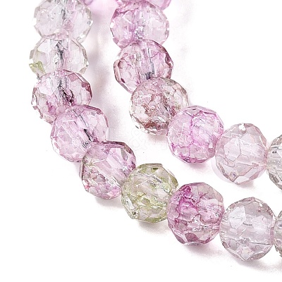 Transparent Glass Beads Strands X-GLAA-T023-4mm-A16-1