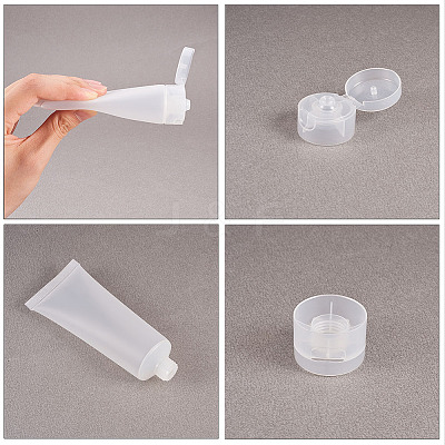 PE Plastic Refillable Flip Top Cap Bottles X1-MRMJ-WH0037-02B-1
