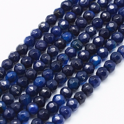 Natural Agate Beads Strands G-E469-12-1