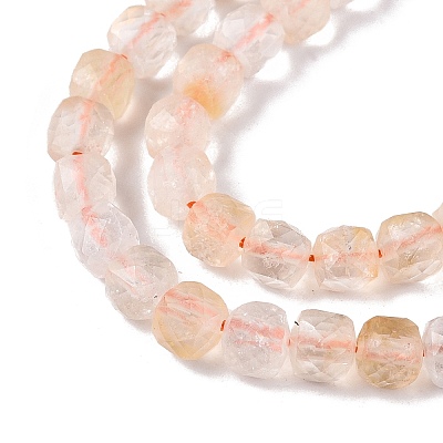 Heated Natural Citrine Beads Strands G-N342-135-1