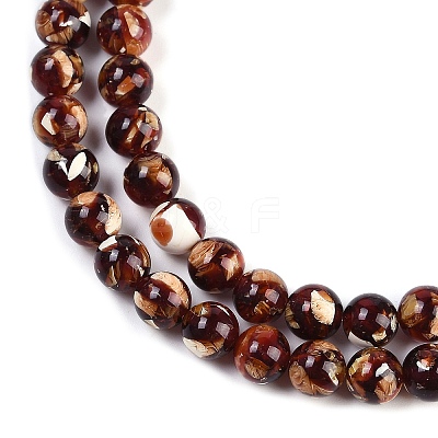 Sythetic Amber Beads Strands G-M199-02B-1