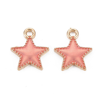 Alloy Enamel Charms ENAM-S121-024B-1