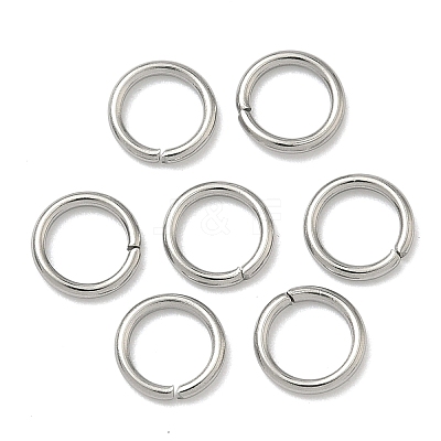 Tarnish Resistant 304 Stainless Steel Open Jump Rings STAS-Q186-02-7x1mm-1