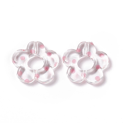 Transparent Acrylic Beads OACR-C009-06D-1