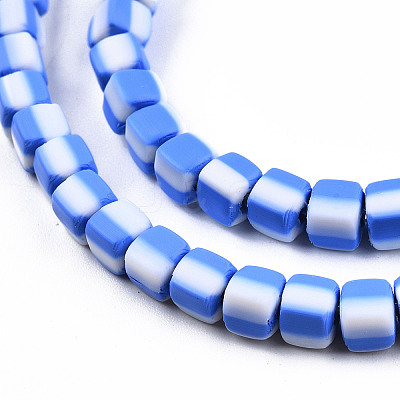 Handmade Polymer Clay Beads Strands CLAY-N010-074-04-1
