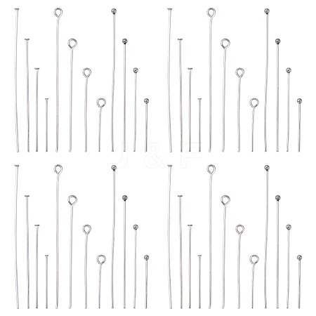 800Pcs 304 Stainless Steel Pins STAS-YW0002-82-1