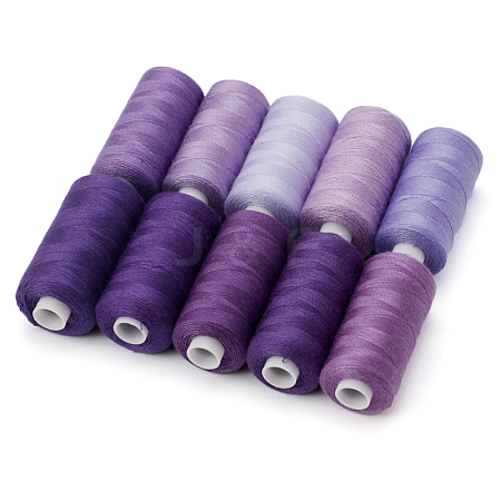 10 Colors Polyester Sewing Thread PW-WG4C286-11-1