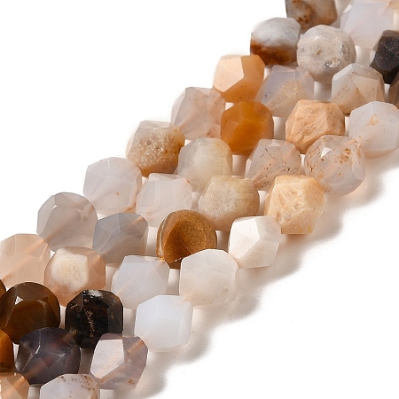 Natural Chalcedony Beads Strands G-K382-A16-02-1