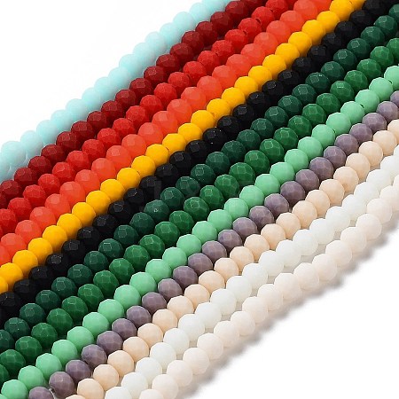 Glass Beads Strands EGLA-A034-P3mm-MD-M-1