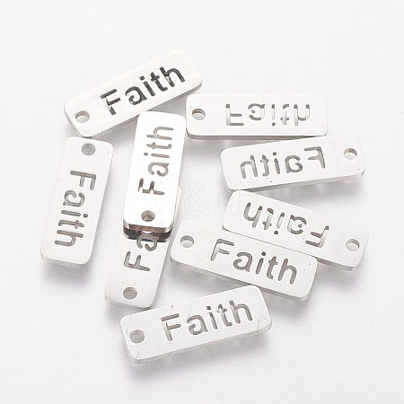 5Pcs 304 Stainless Steel Pendants STAS-FS0001-04P-1